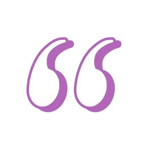 Quote Marks Purple